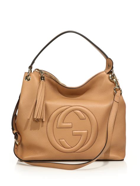 gucci soho large hobo|Gucci brown suede hobo bag.